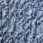 vidaXL Cortina mosquitera chenilla azul blanco y plateada 56x185 cm vidaXL Cortina mosquitera chenilla azul blanco y plateada 56x185 cm