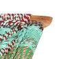 vidaXLSilla chindi plegable de tela multicolor vidaXLSilla chindi plegable de tela multicolor
