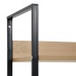 vidaXL Estantería de 3 niveles madera ingeniería roble 60x27,6x90,5 cm