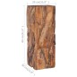 vidaXL Mesa auxiliar de madera maciza de teca 30x30x80 cm vidaXL Mesa auxiliar de madera maciza de teca 30x30x80 cm