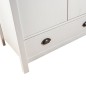 vidaXL Armario de 3 puertas Hill Range madera pino blanco 127x50x170cm vidaXL Armario de 3 puertas Hill Range madera pino blanco 127x50x170cm