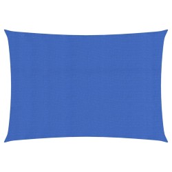 vidaXL Toldo de vela azul HDPE 160 g/m² 2x3,5 m