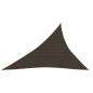 vidaXL Toldo de vela HDPE marrón 160 g/m² 3x4x5 m vidaXL Toldo de vela HDPE marrón 160 g/m² 3x4x5 m