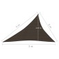 vidaXL Toldo de vela HDPE marrón 160 g/m² 3x4x5 m vidaXL Toldo de vela HDPE marrón 160 g/m² 3x4x5 m