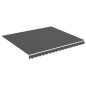 vidaXL Tela de repuesto para toldo gris antracita 4x3,5 m vidaXL Tela de repuesto para toldo gris antracita 4x3,5 m