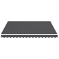 vidaXL Tela de repuesto para toldo gris antracita 4x3,5 m vidaXL Tela de repuesto para toldo gris antracita 4x3,5 m