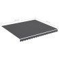 vidaXL Tela de repuesto para toldo gris antracita 4x3,5 m vidaXL Tela de repuesto para toldo gris antracita 4x3,5 m