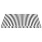 vidaXL Tela de repuesto para toldo gris antracita y blanco 4x3,5 m vidaXL Tela de repuesto para toldo gris antracita y blanco 4x3,5 m