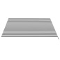 vidaXL Tela de repuesto para toldo gris antracita y blanco 4x3,5 m vidaXL Tela de repuesto para toldo gris antracita y blanco 4x3,5 m