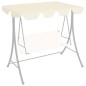 vidaXL Dosel de repuesto columpio de jardín crema 188/168x145/110 cm vidaXL Dosel de repuesto columpio de jardín crema 188/168x145/110 cm