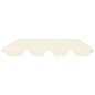 vidaXL Dosel de repuesto columpio de jardín crema 188/168x145/110 cm vidaXL Dosel de repuesto columpio de jardín crema 188/168x145/110 cm