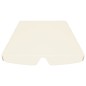 vidaXL Dosel de repuesto columpio de jardín crema 188/168x145/110 cm vidaXL Dosel de repuesto columpio de jardín crema 188/168x145/110 cm