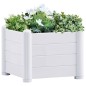 vidaXL Arriate de jardín PP blanco 43x43x35 cm vidaXL Arriate de jardín PP blanco 43x43x35 cm