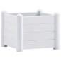 vidaXL Arriate de jardín PP blanco 43x43x35 cm vidaXL Arriate de jardín PP blanco 43x43x35 cm