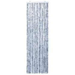 vidaXL Cortina mosquitera plateada chenilla 56x200 cm