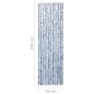 vidaXL Cortina mosquitera plateada chenilla 56x200 cm