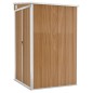 vidaXL Cobertizo jardín pared acero galvanizado marrón 118x100x178 cm vidaXL Cobertizo jardín pared acero galvanizado marrón 118x100x178 cm