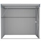 vidaXL Cobertizo de jardín pared acero galvanizado gris 118x194x178cm vidaXL Cobertizo de jardín pared acero galvanizado gris 118x194x178cm