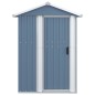 vidaXL Cobertizo de jardín acero galvanizado gris 126x97,5x177 cm vidaXL Cobertizo de jardín acero galvanizado gris 126x97,5x177 cm