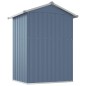 vidaXL Cobertizo de jardín acero galvanizado gris 126x97,5x177 cm vidaXL Cobertizo de jardín acero galvanizado gris 126x97,5x177 cm