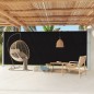 vidaXL Toldo lateral retráctil para patio negro 220x600 cm vidaXL Toldo lateral retráctil para patio negro 220x600 cm