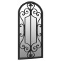 vidaXL Espejo de jardín hierro negro para uso exterior 100x45 cm vidaXL Espejo de jardín hierro negro para uso exterior 100x45 cm