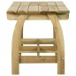 vidaXL Mesa de jardín de madera de pino impregnada 220x74x75 cm vidaXL Mesa de jardín de madera de pino impregnada 220x74x75 cm