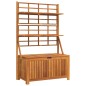 vidaXL Caja de almacenaje con enrejado madera de acacia 99x50x160 cm vidaXL Caja de almacenaje con enrejado madera de acacia 99x50x160 cm