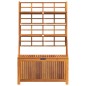 vidaXL Caja de almacenaje con enrejado madera de acacia 99x50x160 cm vidaXL Caja de almacenaje con enrejado madera de acacia 99x50x160 cm