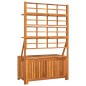 vidaXL Caja de almacenaje con enrejado madera de acacia 99x50x160 cm vidaXL Caja de almacenaje con enrejado madera de acacia 99x50x160 cm