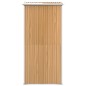 vidaXL Cobertizo jardín acero galvanizado marrón claro 192x108x223 cm vidaXL Cobertizo jardín acero galvanizado marrón claro 192x108x223 cm