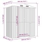 vidaXL Cobertizo jardín acero galvanizado marrón claro 192x108x223 cm vidaXL Cobertizo jardín acero galvanizado marrón claro 192x108x223 cm