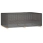 vidaXL Funda para muebles de jardín 12 ojales rectangular 213x132x75cm vidaXL Funda para muebles de jardín 12 ojales rectangular 213x132x75cm
