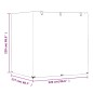 vidaXL Funda de banco balancín 12 ojales polietileno 220x177x220 cm vidaXL Funda de banco balancín 12 ojales polietileno 220x177x220 cm