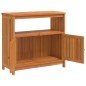 vidaXL Mesa consola de jardín madera maciza acacia 80x35x75 cm vidaXL Mesa consola de jardín madera maciza acacia 80x35x75 cm