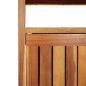 vidaXL Mesa consola de jardín madera maciza acacia 80x35x75 cm vidaXL Mesa consola de jardín madera maciza acacia 80x35x75 cm