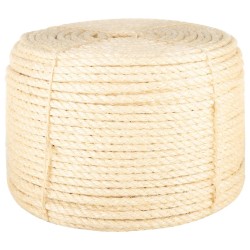 vidaXL Cuerda 100% sisal 12 mm 25 m