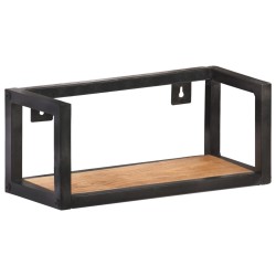vidaXL Estantes de pared 2 unidades 40 cm madera maciza acacia