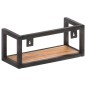 vidaXL Estantes de pared 2 unidades 40 cm madera maciza acacia vidaXL Estantes de pared 2 unidades 40 cm madera maciza acacia