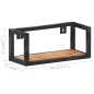 vidaXL Estantes de pared 2 unidades 40 cm madera maciza acacia vidaXL Estantes de pared 2 unidades 40 cm madera maciza acacia
