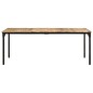 vidaXL Mesa de comedor madera de mango rugosa 200x100x76 cm vidaXL Mesa de comedor madera de mango rugosa 200x100x76 cm