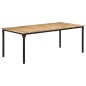 vidaXL Mesa de comedor madera de mango rugosa 200x100x76 cm vidaXL Mesa de comedor madera de mango rugosa 200x100x76 cm