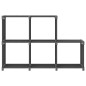 vidaXL Estantería de 5 cubos de tela gris 103x30x72,5 cm vidaXL Estantería de 5 cubos de tela gris 103x30x72,5 cm