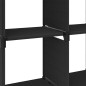 vidaXL Estantería de 6 cubos de tela negra 103x30x72,5 cm vidaXL Estantería de 6 cubos de tela negra 103x30x72,5 cm