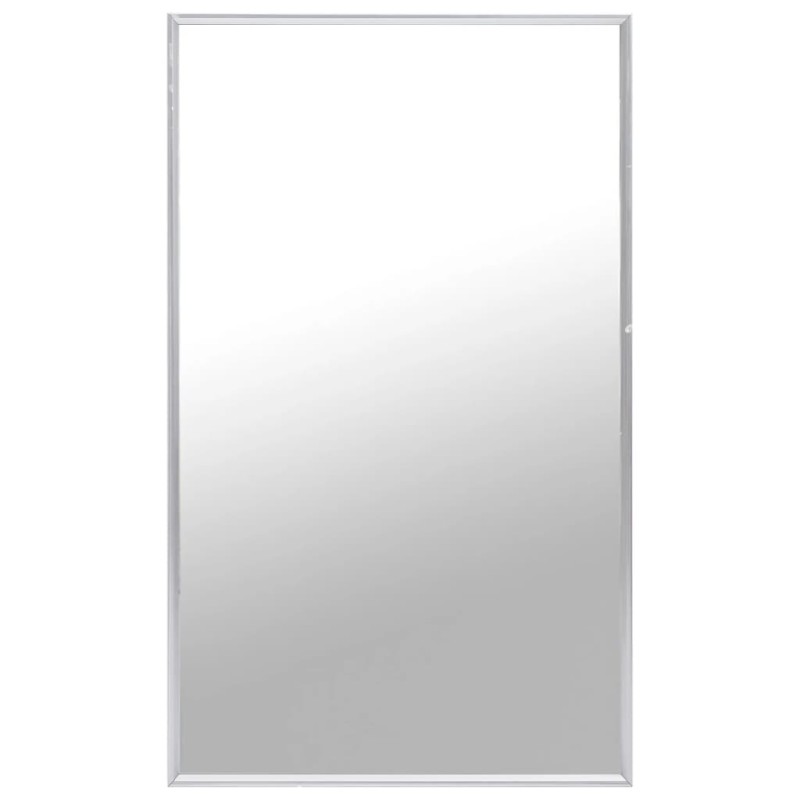 vidaXL Espejo plateado 100x60 cm vidaXL Espejo plateado 100x60 cm