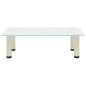 vidaXL Mueble para TV de vidrio templado esmerilado 60x35x17 cm
