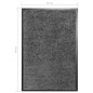 vidaXL Felpudo lavable gris antracita 40x60 cm vidaXL Felpudo lavable gris antracita 40x60 cm