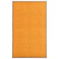 vidaXL Felpudo lavable naranja 90x150 cm