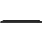 vidaXL Estante flotante de pared MDF negro 120x23,5x3,8 cm vidaXL Estante flotante de pared MDF negro 120x23,5x3,8 cm