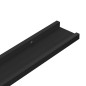 vidaXL Repisa para marcos de fotos 2 uds MDF negro 80x9x3 cm vidaXL Repisa para marcos de fotos 2 uds MDF negro 80x9x3 cm